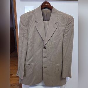 Men's Tan Suite - Vintage 1999 40R/3530